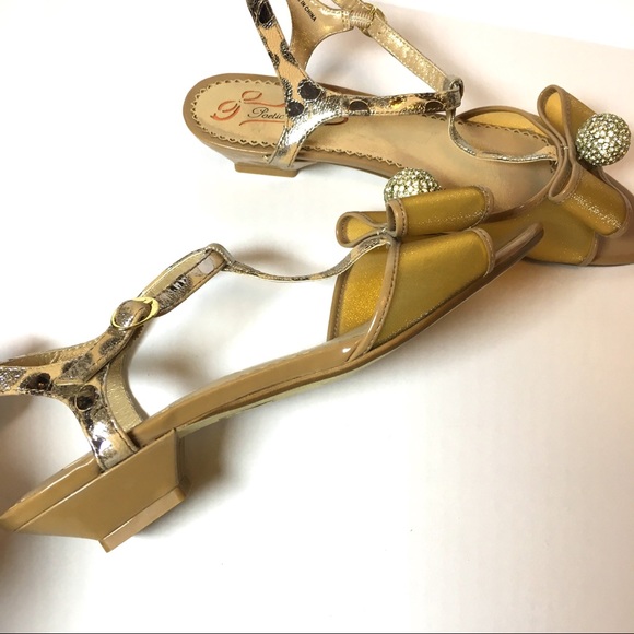 Poetic License Crystal Ball Metallic Sandals 7 - Picture 3 of 8
